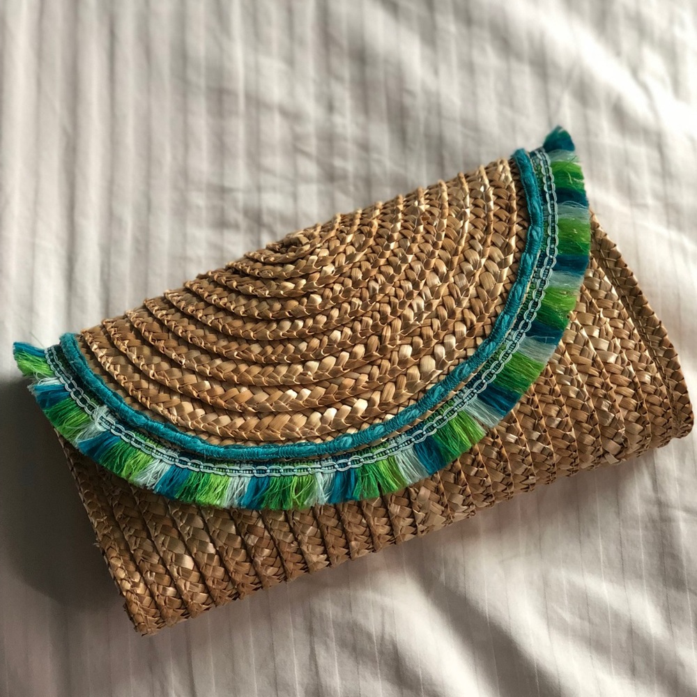 Fiesta Woven Clutch